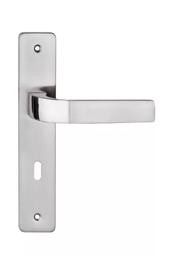 PRIMA pajzsos ajtókilincs nikkel 72 mm BB