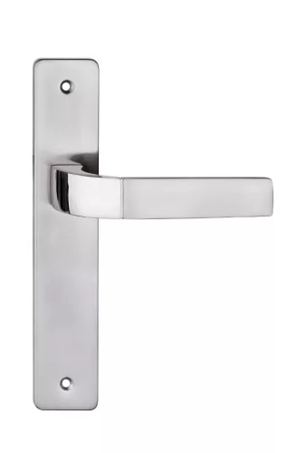 PRIMA pajzsos ajtókilincs nikkel Lyuk nélkül