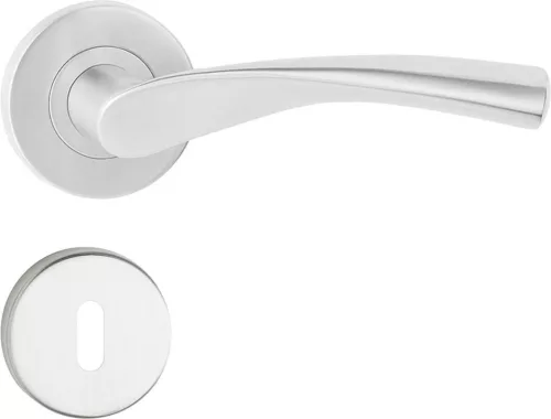 ROMA ajtóajtókilincs kerek rozettás rozsdamentes acél BB