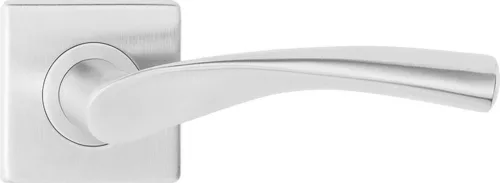 ROMA ajtóajtókilincs szögletes rozettás rozsdamentes acél Csak kilincs felső rozettán