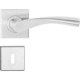   ROMA ajtóajtókilincs szögletes rozettás rozsdamentes acél BB