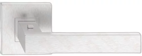 TOPAZ SMART ajtóajtókilincs négyzet alakú rozettás rozsdamentes acél - jobb oldali, Csak kilincs fel