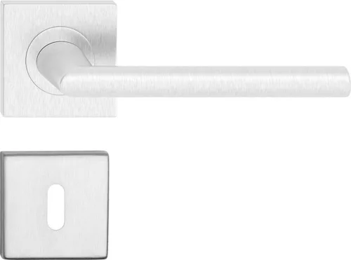 SUPRA ajtóajtókilincs szögletes rozettás rozsdamentes acél BB