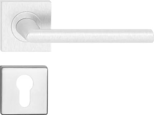 SUPRA ajtóajtókilincs szögletes rozettás rozsdamentes acél PZ