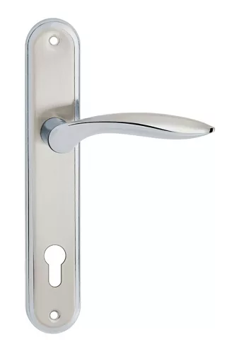 BLANKA pajzsos ajtókilincs szatén króm 55 mm PZ