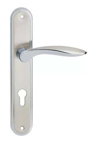 BLANKA pajzsos ajtókilincs szatén króm 72 mm PZ