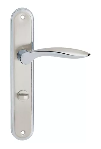 BLANKA pajzsos ajtókilincs szatén króm 78 mm WC