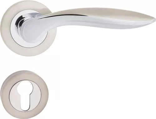 BLANKA ajtóajtókilincs kerek rozettás szatén króm PZ