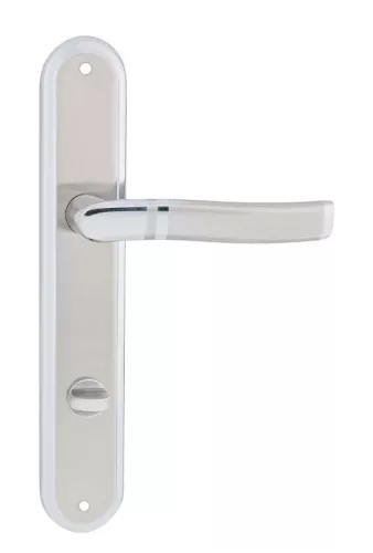 PLEJADA pajzsos ajtókilincs szatén króm 90 mm WC