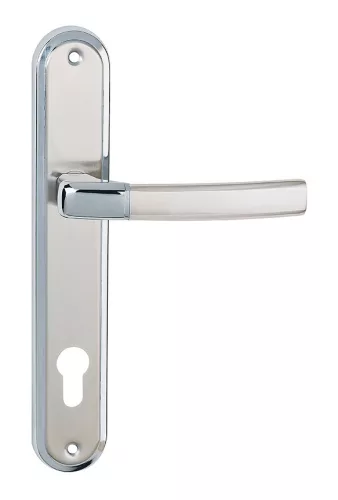 CAMILA pajzsos ajtókilincs szatén króm 55 mm PZ