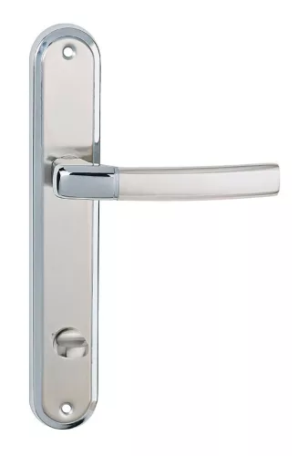 CAMILA pajzsos ajtókilincs szatén króm 55 mm WC