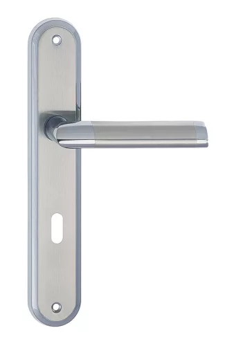 DARO pajzsos ajtókilincs szatén króm 72 mm BB