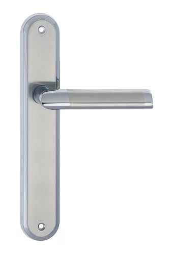 DARO pajzsos ajtókilincs szatén króm Lyuk nélkül