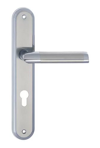 DARO pajzsos ajtókilincs szatén króm 72 mm PZ