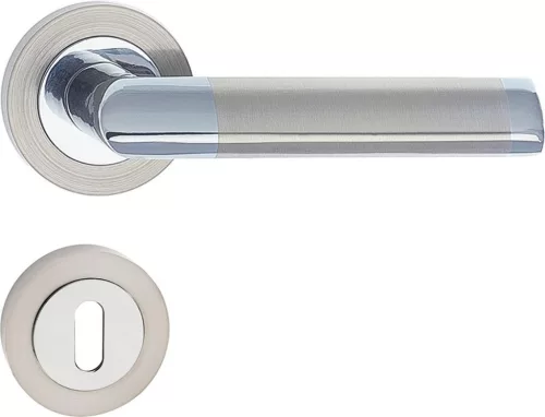 DARO ajtóajtókilincs kerek rozettás szatén króm BB