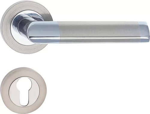 DARO ajtóajtókilincs kerek rozettás szatén króm PZ