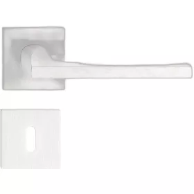   ELSA/VENA ajtókilincs szögletes K-rozettás - FIT rozettás 6mm szálcsiszolt nikkel BB