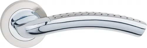 EVA ajtóajtókilincs kerek rozettás nikkel Csak kilincs felső rozettán