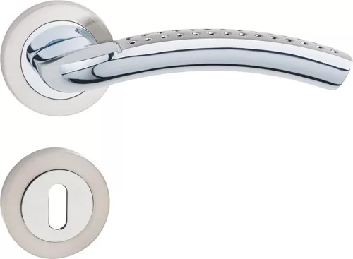 EVA ajtóajtókilincs kerek rozettás nikkel BB