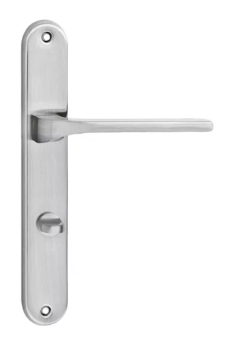 FEBE pajzsos ajtókilincs szálcsiszolt nikkel 90 mm WC