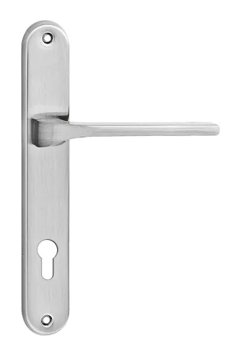 FEBE pajzsos ajtókilincs szálcsiszolt nikkel 55 mm PZ