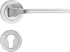 FEBE ajtókilincs kerek rozettás szálcsiszolt nikkel PZ