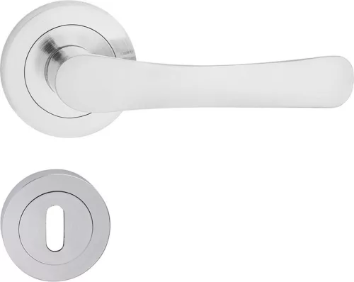 SYDNEY ajtóajtókilincs kerek rozettás szálcsiszolt nikkel BB