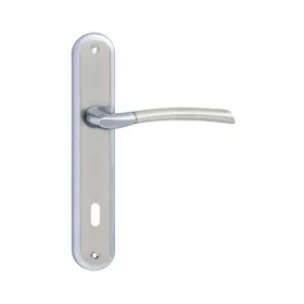 ZORBA pajzsos ajtókilincs szatén króm 90 mm BB