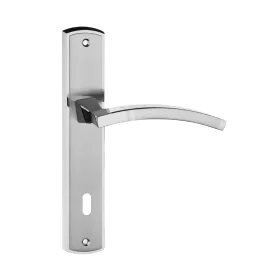 ALFA pajzsos ajtókilincs nikkel 90 mm BB