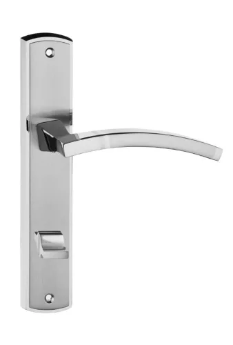 ALFA pajzsos ajtókilincs nikkel 90 mm WC