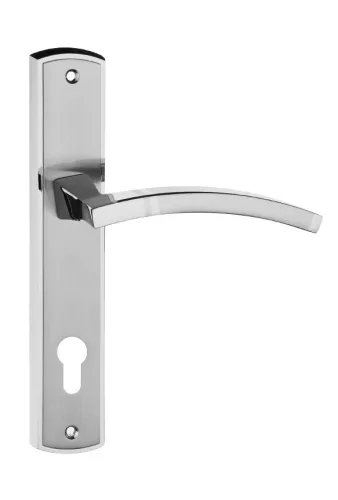 ALFA pajzsos ajtókilincs nikkel 92 mm PZ