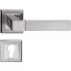 BÉTA ajtóajtókilincs szögletes rozettás szatén nikkel PZ