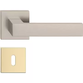 CUBE ajtóajtókilincs szögletes rozettás matt nikkel BB