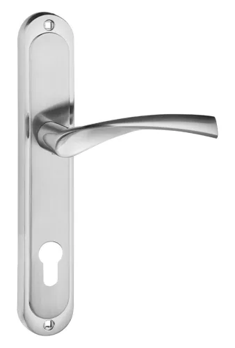 DIANA pajzsos ajtókilincs szálcsiszolt nikkel 90 mm PZ