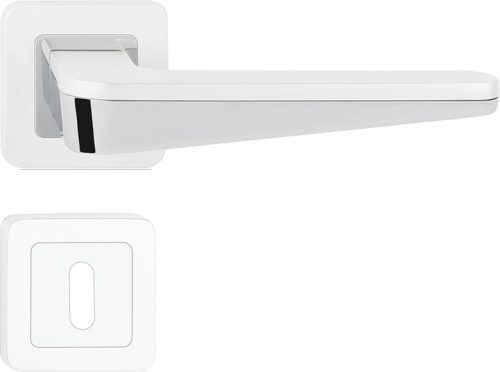 DUO/NYITOTT ajtókilincs kerek felülettel szatén ezüst BB