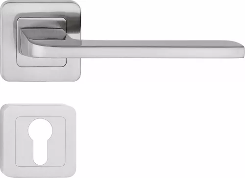 FIESTA ajtókilincs négyzetrozettás szatén nikkel PZ