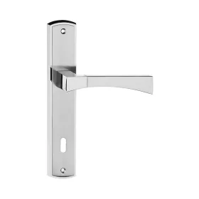 GAMA pajzsos ajtókilincs szálcsiszolt nikkel 90 mm BB