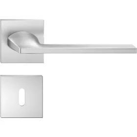   HARMONY ajtóajtókilincs szögletes rozettás Q SLIM matt krómozott kivitel - CORONA PREMIUM BB