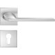 HARMONY ajtóajtókilincs szögletes rozettás Q SLIM matt krómozott kivitel - CORONA PREMIUM PZ