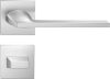 HARMONY ajtóajtókilincs szögletes rozettás Q SLIM matt krómozott kivitel - CORONA PREMIUM WC