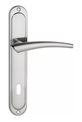 IDEA pajzsos ajtókilincs szálcsiszolt nikkel 90 mm BB
