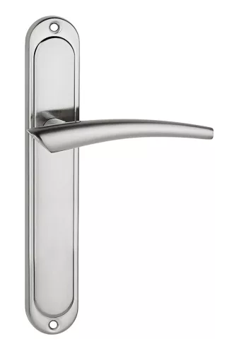 IDEA pajzsos ajtókilincs szálcsiszolt nikkel Lyuk nélkül