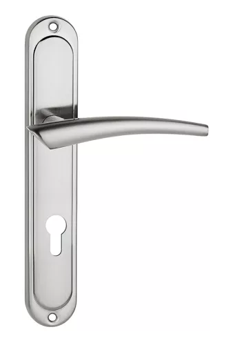 IDEA pajzsos ajtókilincs szálcsiszolt nikkel 72 mm PZ