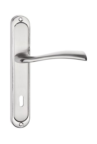 LIBRA pajzsos ajtókilincs szálcsiszolt nikkel 90 mm BB