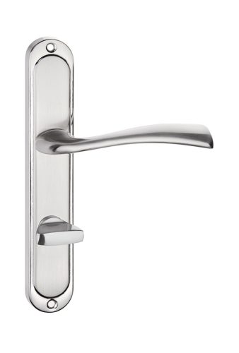 LIBRA pajzsos ajtókilincs szálcsiszolt nikkel 90 mm PZ