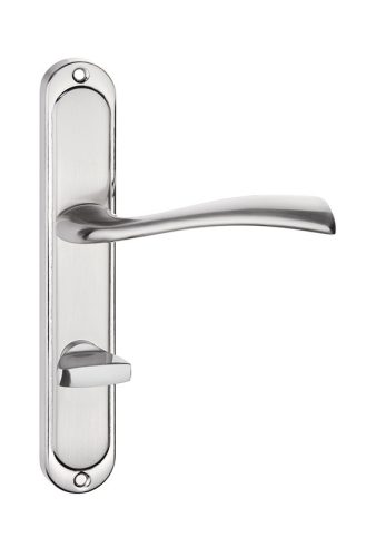 LIBRA pajzsos ajtókilincs szálcsiszolt nikkel 55 mm WC