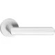 LUNA ajtóajtókilincs kerek rozettás R SLIM vékony szálcsiszolt króm matt BB