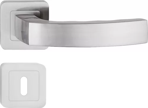 MONDO ajtókilincs kerek rozettás nikkel BB