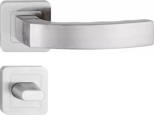 MONDO ajtókilincs kerek rozettás nikkel WC