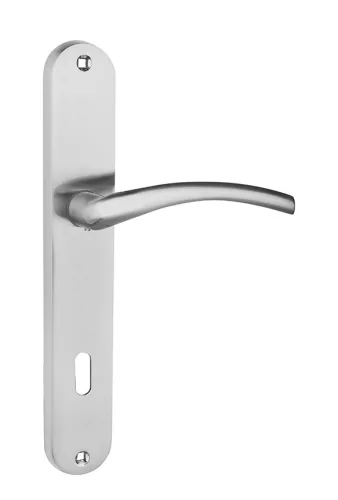 RICCO pajzsos ajtókilincs szálcsiszolt nikkel 90 mm BB